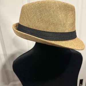 Refined Two-Tone Fedora with Contrast Band